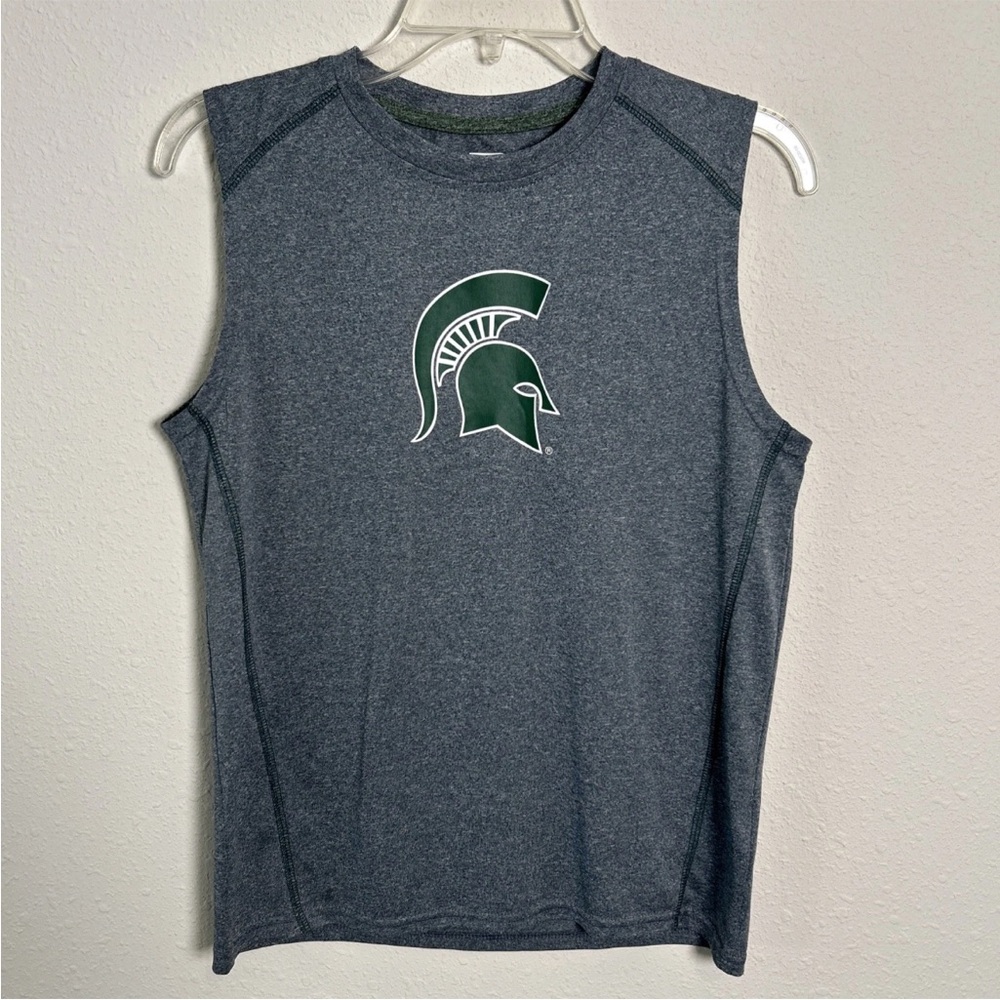 Michigan State MSU Spartans Women’s L Workout Tank Top Pro Edge Knights Apparel